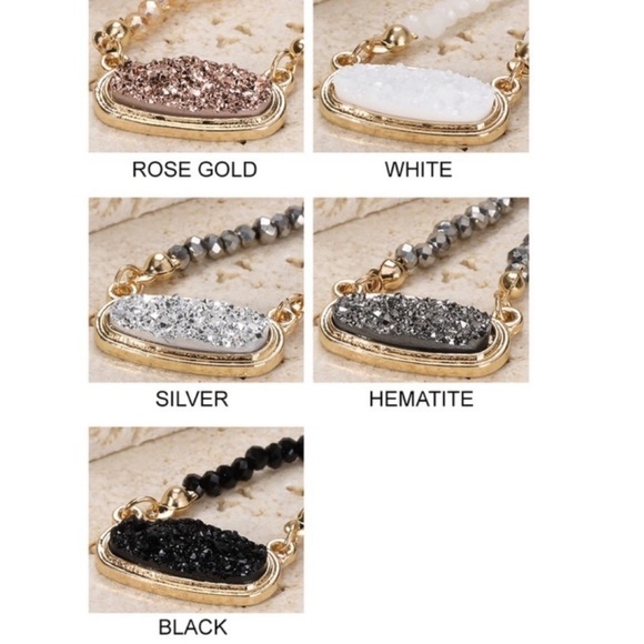 Druzy Necklace - Picture 2 of 6